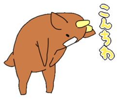 deer sticker 2 sticker #1430699