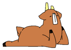 deer sticker 2 sticker #1430716