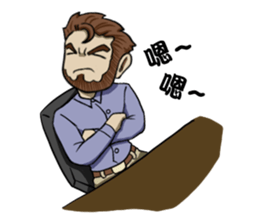 office workers sticker #1431253