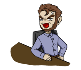 office workers sticker #1431254