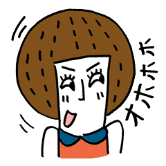 Maggy doll of funny face