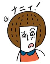 Maggy doll of funny face sticker #1431418