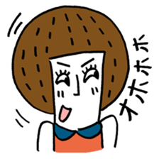 Maggy doll of funny face sticker #1431420