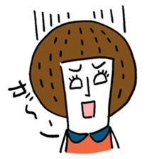 Maggy doll of funny face sticker #1431421