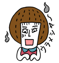 Maggy doll of funny face sticker #1431452