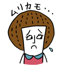 Maggy doll of funny face sticker #1431454