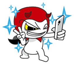 DerDer the Naughty Little Devil sticker #1431708