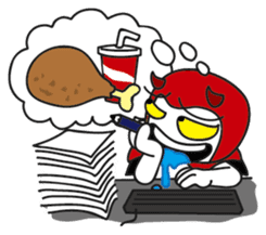 DerDer the Naughty Little Devil sticker #1431722