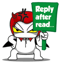 DerDer the Naughty Little Devil sticker #1431737