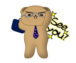 Businessbear Ku-tan (English Ver.) sticker #1431987