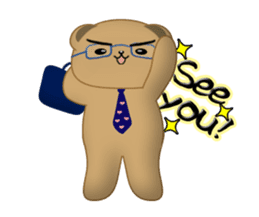Businessbear Ku-tan (English Ver.) sticker #1431987