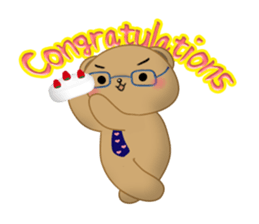 Businessbear Ku-tan (English Ver.) sticker #1431991