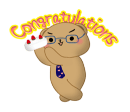 Businessbear Ku-tan (English Ver.) sticker #1431991