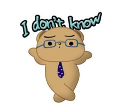 Businessbear Ku-tan (English Ver.) sticker #1431995