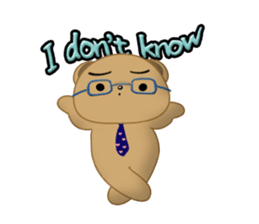 Businessbear Ku-tan (English Ver.) sticker #1431995