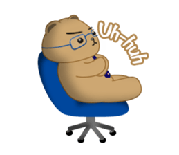 Businessbear Ku-tan (English Ver.) sticker #1431998