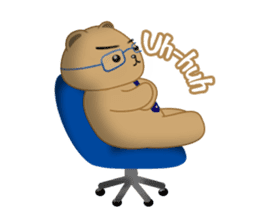 Businessbear Ku-tan (English Ver.) sticker #1431998