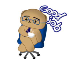 Businessbear Ku-tan (English Ver.) sticker #1431999