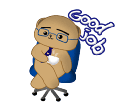 Businessbear Ku-tan (English Ver.) sticker #1431999