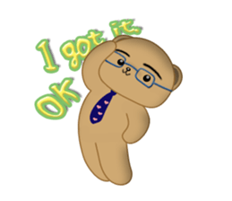 Businessbear Ku-tan (English Ver.) sticker #1432002