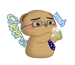 Businessbear Ku-tan (English Ver.) sticker #1432004