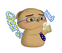 Businessbear Ku-tan (English Ver.) sticker #1432004