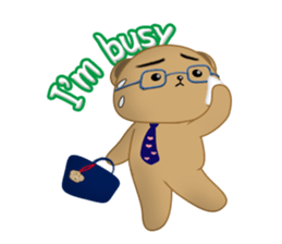 Businessbear Ku-tan (English Ver.) sticker #1432011