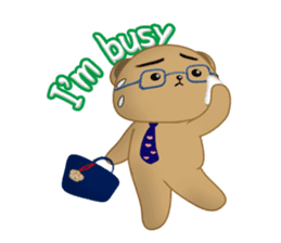 Businessbear Ku-tan (English Ver.) sticker #1432011