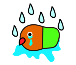 Parakeet Caterpillar sticker #1433033