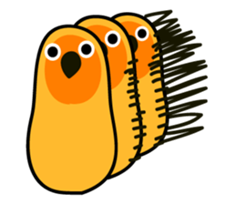 Parakeet Caterpillar sticker #1433051
