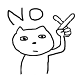 rakugaki neko sticker #1433304