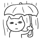 rakugaki neko sticker #1433310