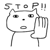 rakugaki neko sticker #1433315