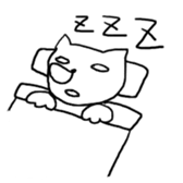 rakugaki neko sticker #1433337