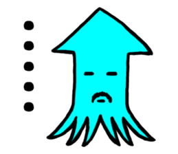 Squid beard sticker #1433419
