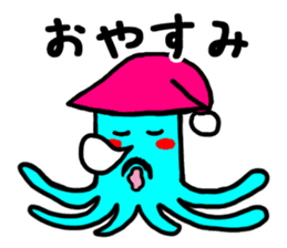 Squid beard sticker #1433439
