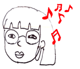 Handwriting Sticker sticker #1434041