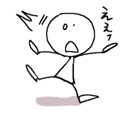 stick figuresticker sticker #1434556