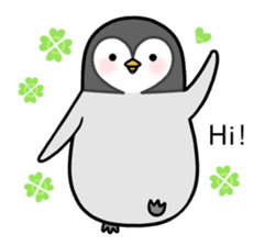 Emperor penguin Hachan second (English) sticker #1434818