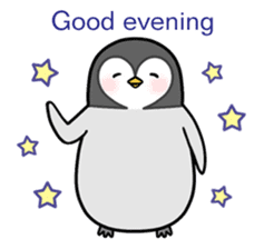 Emperor penguin Hachan second (English) sticker #1434820