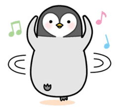 Emperor penguin Hachan second (English) sticker #1434821