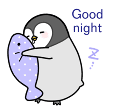 Emperor penguin Hachan second (English) sticker #1434824