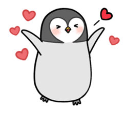 Emperor penguin Hachan second (English) sticker #1434825