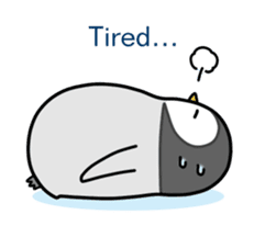 Emperor penguin Hachan second (English) sticker #1434829