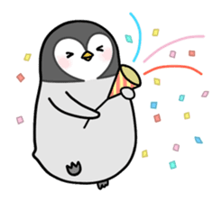 Emperor penguin Hachan second (English) sticker #1434834