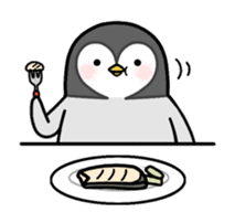Emperor penguin Hachan second (English) sticker #1434836