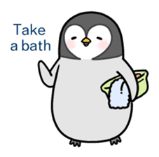 Emperor penguin Hachan second (English) sticker #1434838