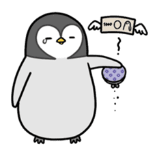 Emperor penguin Hachan  second (English) sticker #1434839