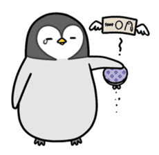Emperor penguin Hachan second (English) sticker #1434839