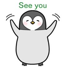 Emperor penguin Hachan second (English) sticker #1434843
